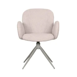 Label51 Eetkamerstoelen|Eetkamerstoel Kimball Naturel Boucle