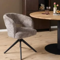 Furndea Eetkamerstoelen|Eetkamerstoel Lana Clay