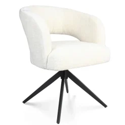 Furndea Eetkamerstoelen|Eetkamerstoel Lana Gebroken wit