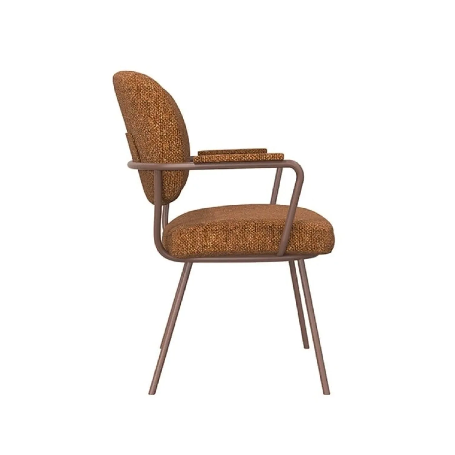 Label51 Eetkamerstoelen|Eetkamerstoel Lausanne Coral Boucle