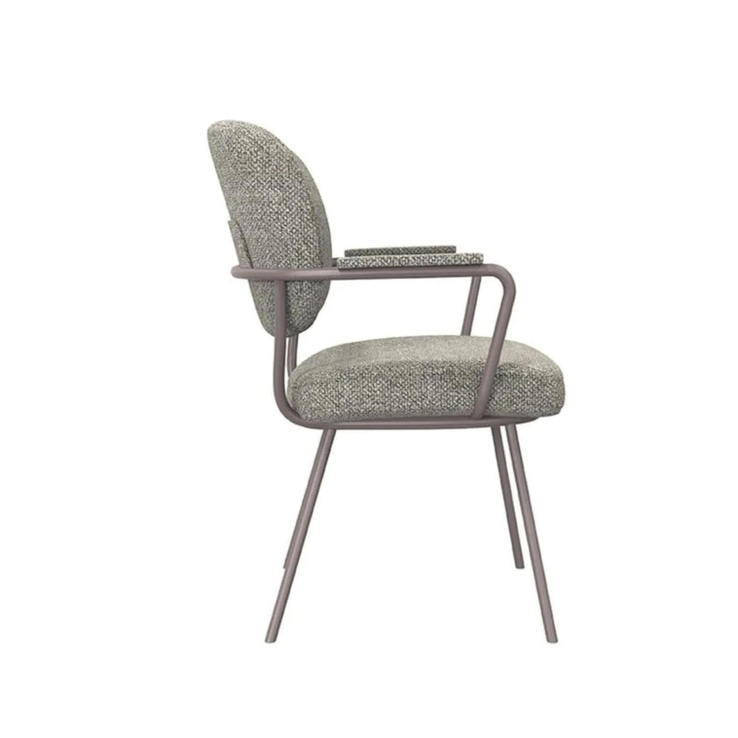 Label51 Eetkamerstoelen|Eetkamerstoel Lausanne Grijs Boucle