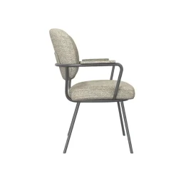 Label51 Eetkamerstoelen|Eetkamerstoel Lausanne Naturel Boucle