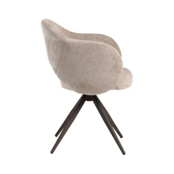 Label51 Eetkamerstoelen|Eetkamerstoel Lela Clay met Brons poot