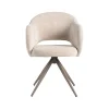 Label51 Eetkamerstoelen|Eetkamerstoel Lela Naturel met Taupe poot