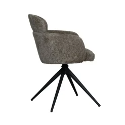 Label51 Eetkamerstoelen|Eetkamerstoel Levi Hunter Stof