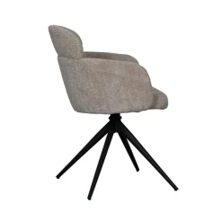 Label51 Eetkamerstoelen|Eetkamerstoel Levi Klei Stof