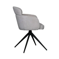 Label51 Eetkamerstoelen|Eetkamerstoel Levi Naturel Stof