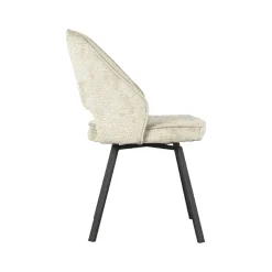 Label51 Eetkamerstoelen|Eetkamerstoel Lewis Beige Fluweel