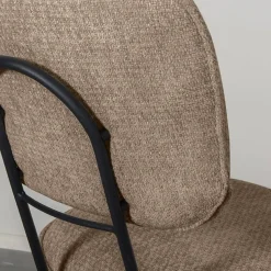 Label51 Eetkamerstoelen|Eetkamerstoel Liva Klei Stof