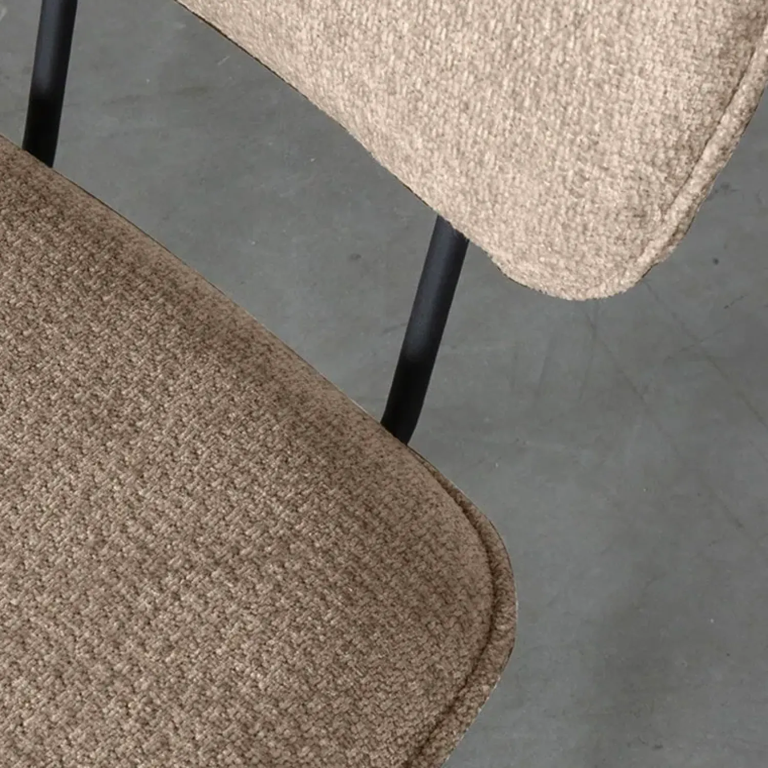 Label51 Eetkamerstoelen|Eetkamerstoel Liva Klei Stof