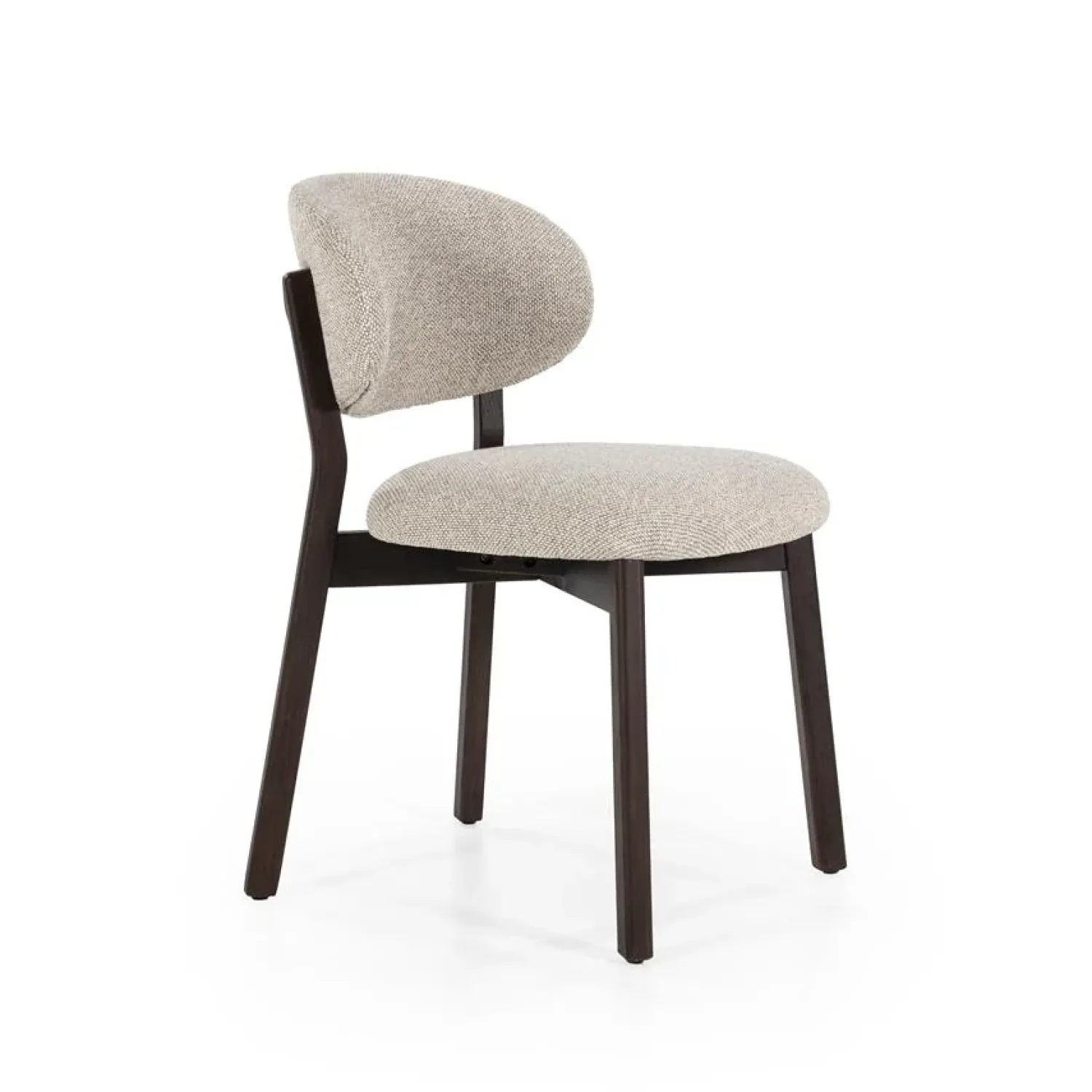 Eleonora Eetkamerstoelen|Eetkamerstoel Mikky Bruin Taupe