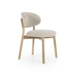 Eleonora Eetkamerstoelen|Eetkamerstoel Mikky Naturel Taupe