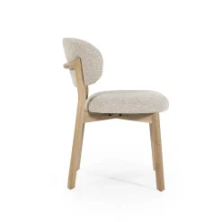 Eleonora Eetkamerstoelen|Eetkamerstoel Mikky Naturel Taupe