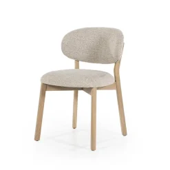 Eleonora Eetkamerstoelen|Eetkamerstoel Mikky Naturel Taupe