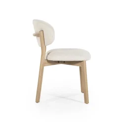 Eleonora Eetkamerstoelen|Eetkamerstoel Mikky Naturel Beige