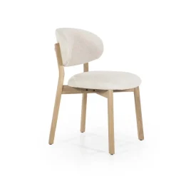 Eleonora Eetkamerstoelen|Eetkamerstoel Mikky Naturel Beige