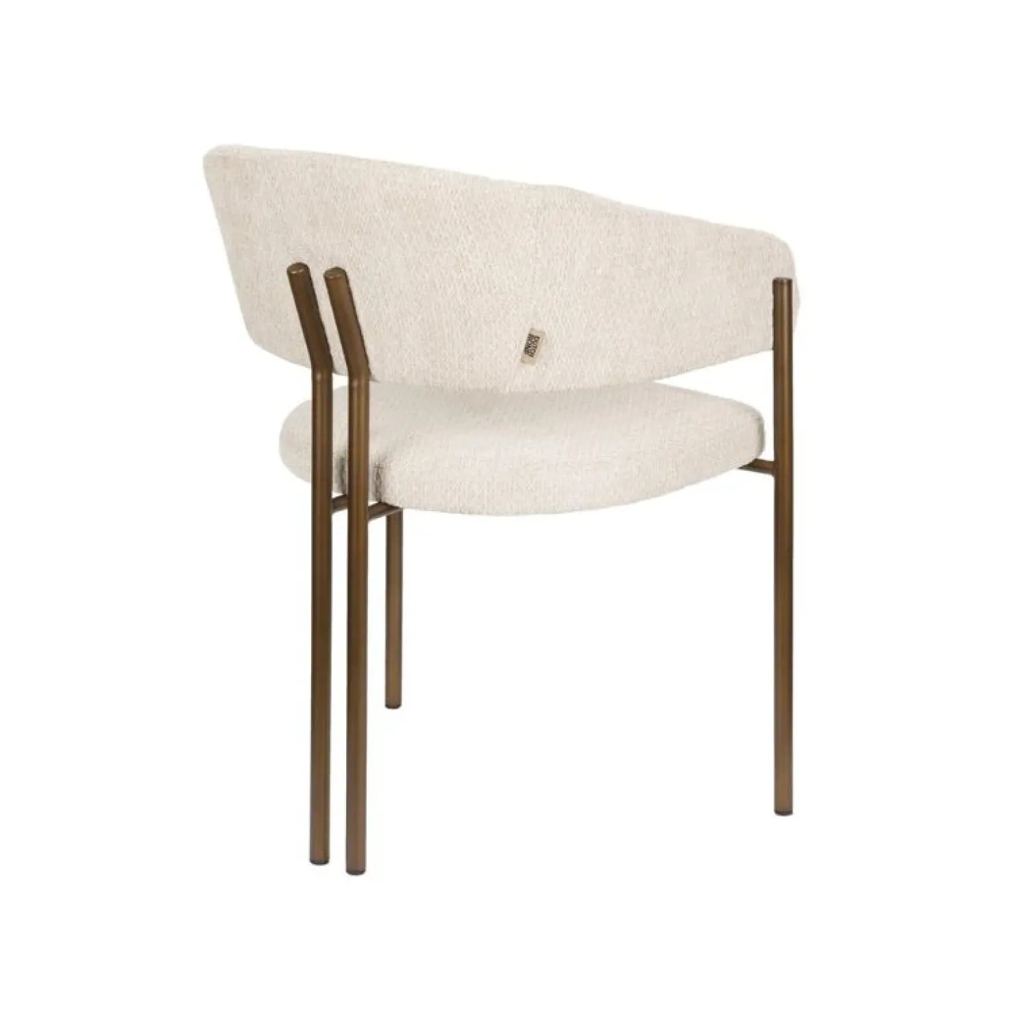 Dutchbone Eetkamerstoelen|Eetkamerstoel Naida Beige