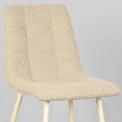 Label51 Eetkamerstoelen|Eetkamerstoel Nino Zand Stof
