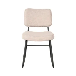 Label51 Eetkamerstoelen|Eetkamerstoel Noah Naturel Boucle
