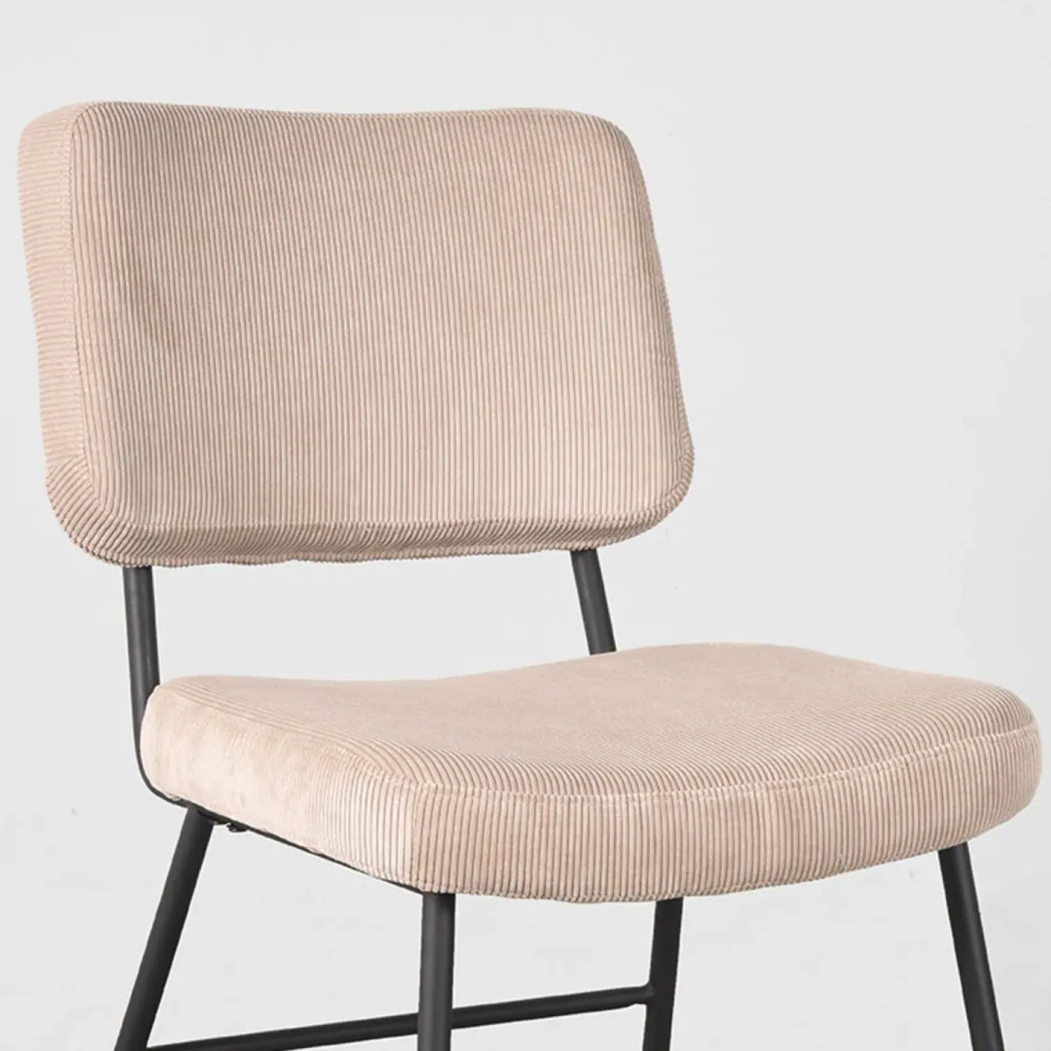 Label51 Eetkamerstoelen|Eetkamerstoel Noah Naturel Ribcord