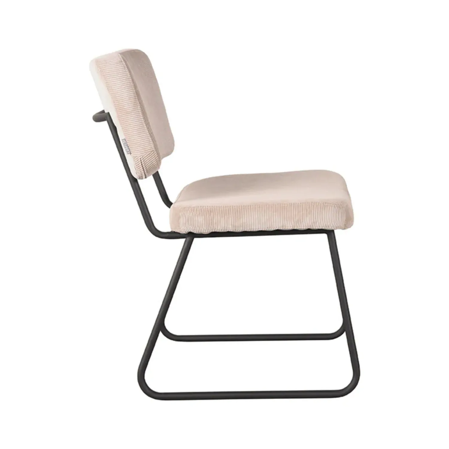 Label51 Eetkamerstoelen|Eetkamerstoel Noah Naturel Ribcord