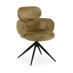 Maison Madera Eetkamerstoelen|Eetkamerstoel Nuvia Oker