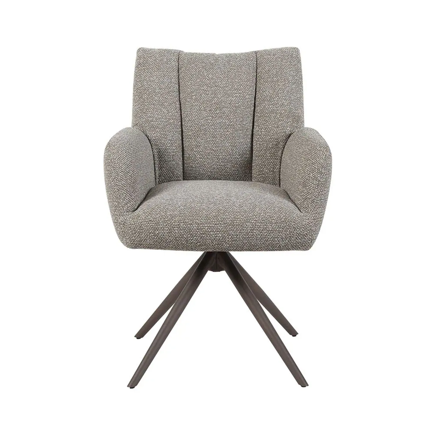 Label51 Eetkamerstoelen|Eetkamerstoel Padua Mushroom Boucle met Brons poot