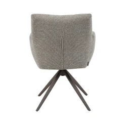 Label51 Eetkamerstoelen|Eetkamerstoel Padua Mushroom Boucle met Brons poot