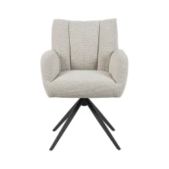 Label51 Eetkamerstoelen|Eetkamerstoel Padua Naturel Boucle