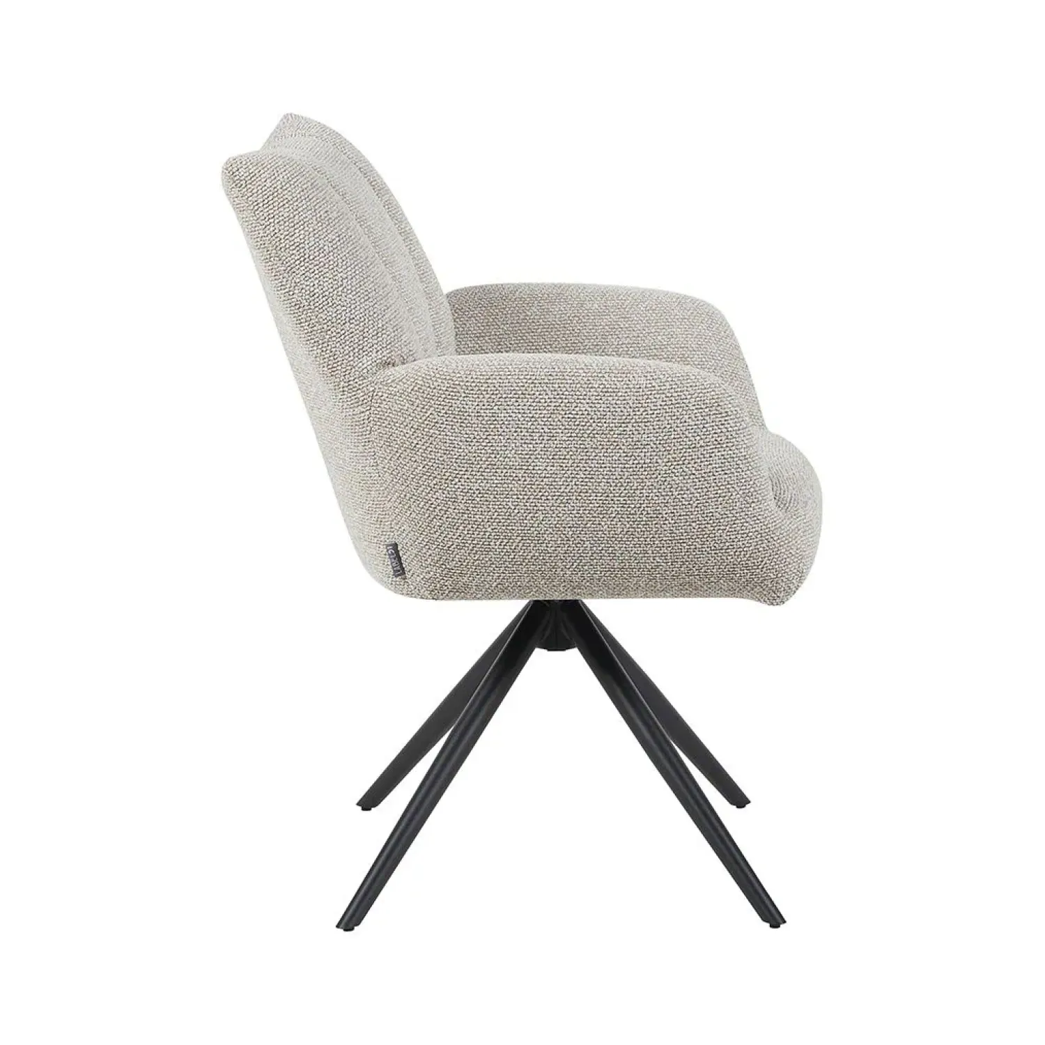 Label51 Eetkamerstoelen|Eetkamerstoel Padua Naturel Boucle
