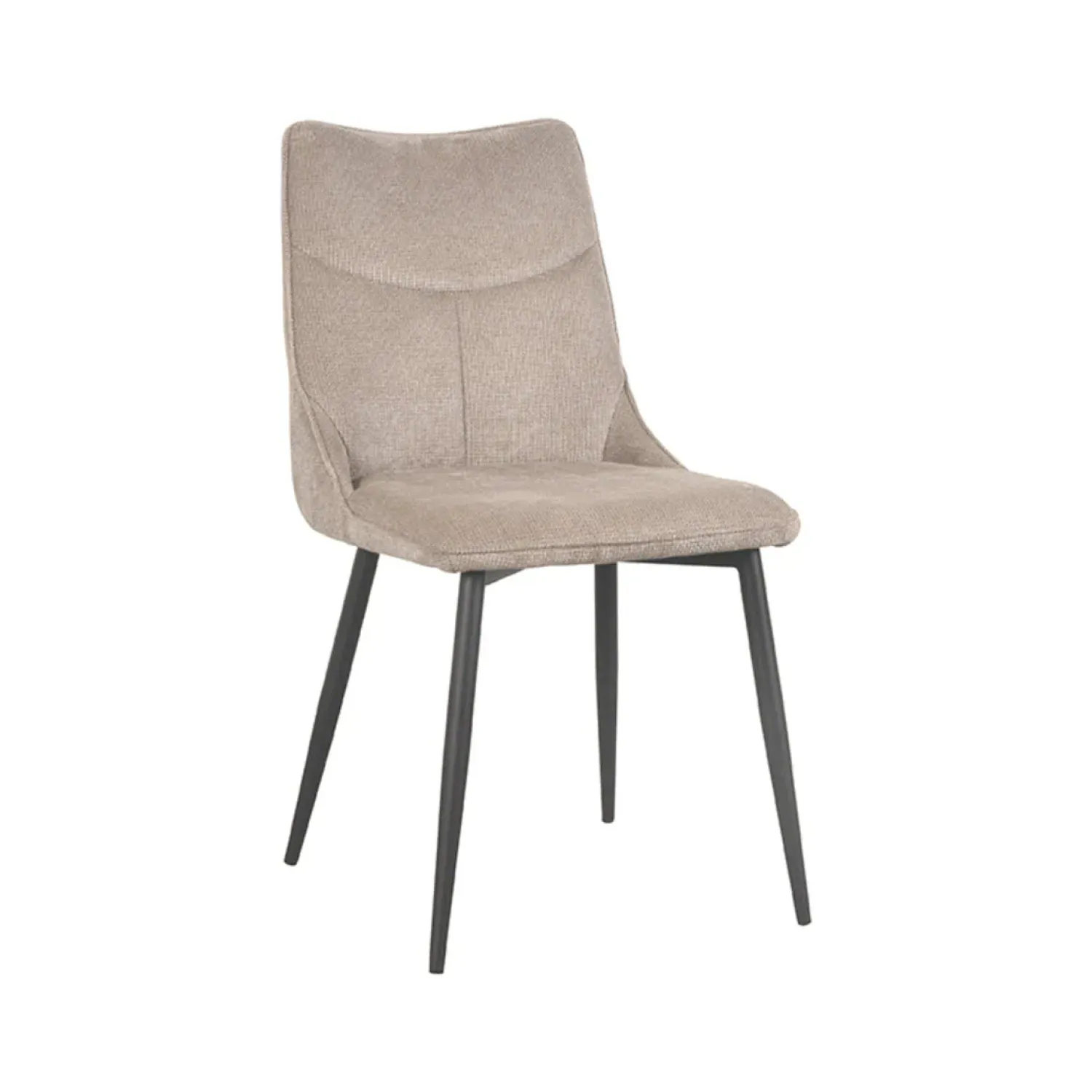 Label51 Eetkamerstoelen|Eetkamerstoel Riv 47x59x88cm Clay Stof