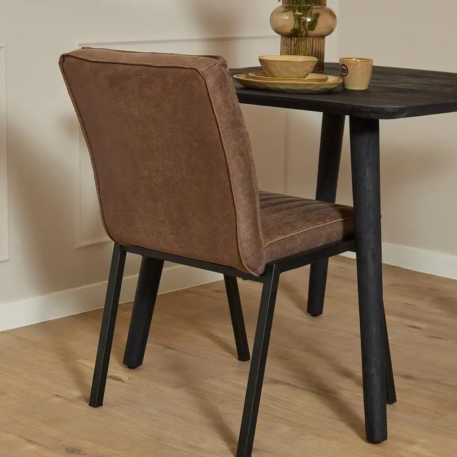 Furndea Eetkamerstoelen|Eetkamerstoel Ronda bruin