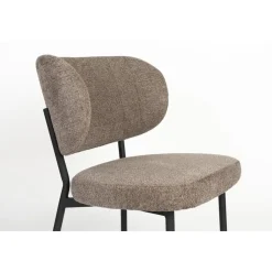 NORI Living Eetkamerstoelen|Eetkamerstoel Sanne Bruin
