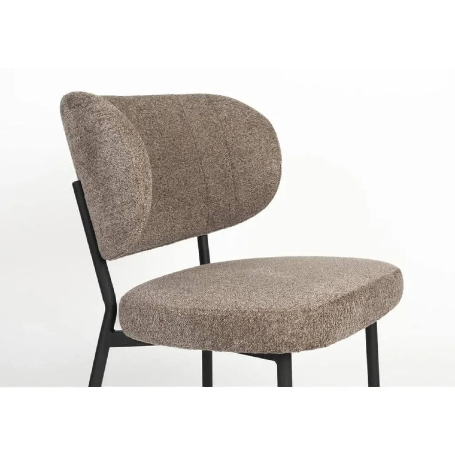 NORI Living Eetkamerstoelen|Eetkamerstoel Sanne Bruin