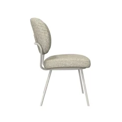 Label51 Eetkamerstoelen|Eetkamerstoel Singapore Naturel Boucle