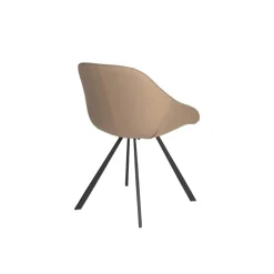 Dutchbone Eetkamerstoelen|Eetkamerstoel Wakefield Beige