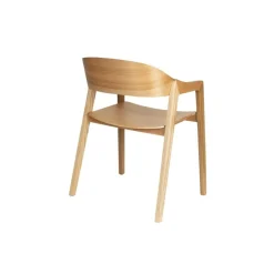 Dutchbone Eetkamerstoelen|Eetkamerstoel Westlake Naturel 58cm