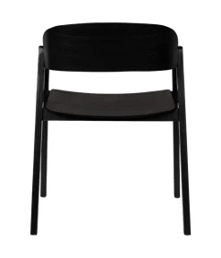Dutchbone Eetkamerstoelen|Eetkamerstoel Westlake Zwart 58cm