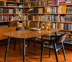 Dutchbone Eetkamerstoelen|Eetkamerstoel Westlake Zwart 58cm