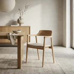 Eleonora Eetkamerstoelen|Eetkamerstoel Yorick Naturel