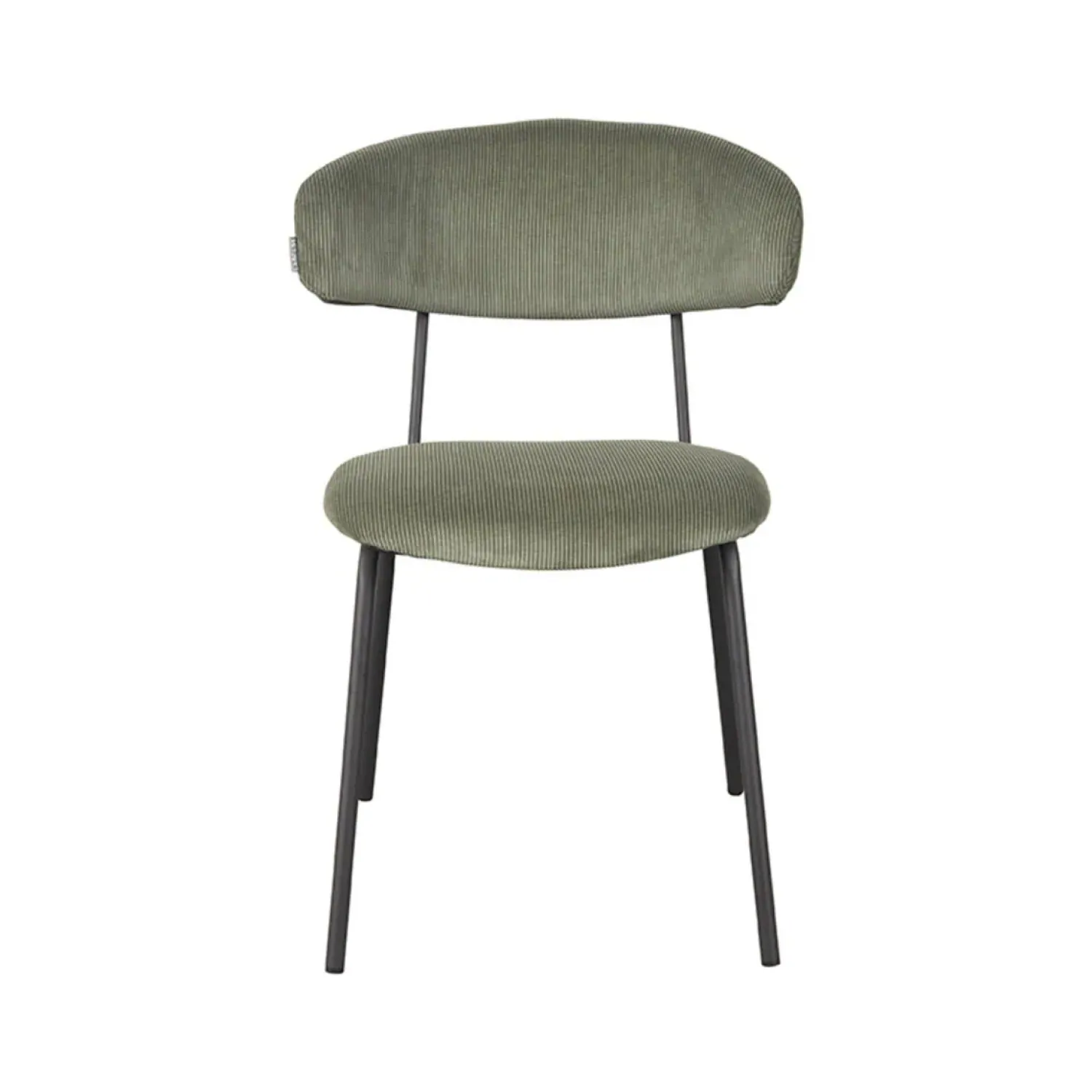 Label51 Eetkamerstoelen|Eetkamerstoel Zack Forest Ribcord