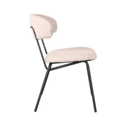Label51 Eetkamerstoelen|Eetkamerstoel Zack Naturel Stof
