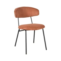 Label51 Eetkamerstoelen|Eetkamerstoel Zack Rust Ribcord