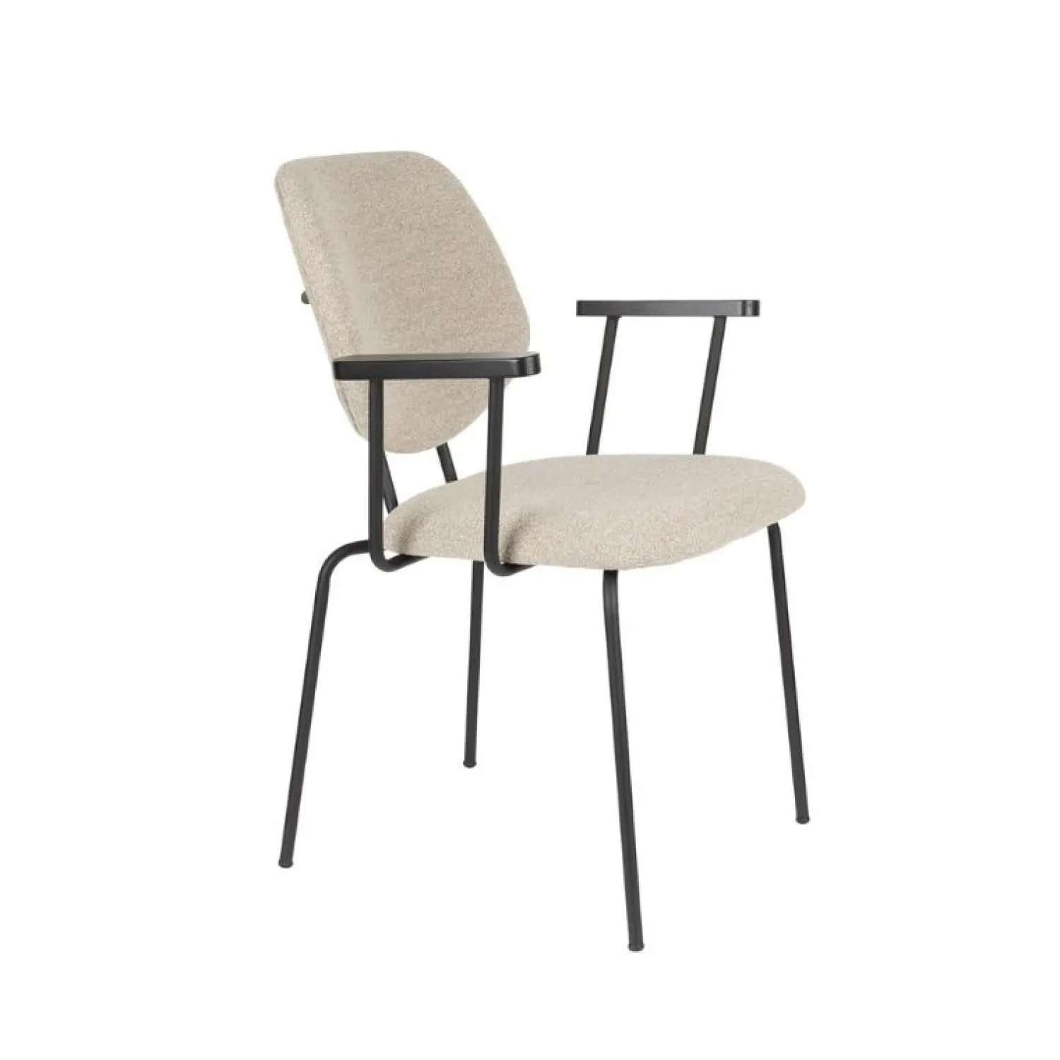 NORI Living Eetkamerstoelen|Eetkamerstoel Zelo Beige