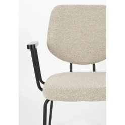NORI Living Eetkamerstoelen|Eetkamerstoel Zelo Beige