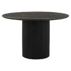 Mysons Eettafels|Eetkamertafel conrad acaciahout zwart ø120