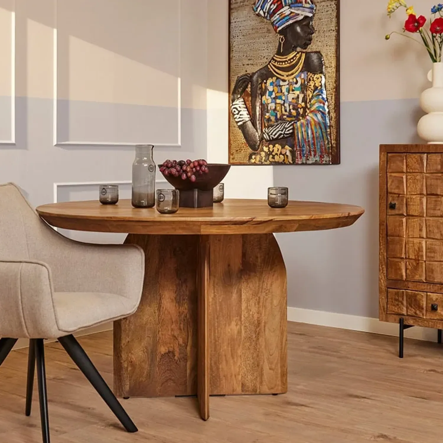 Furndea Dressoirs|Eettafels|Eetkamertafel Dense 150 cm | Rond