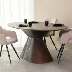 Label51 Eettafels|Eetkamertafel Jagger Espresso Mangohout 220cm