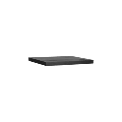 Label51 Tafelbladen|Eetkamertafel Tafelblad Straight Edge Zwart Mangohout 70cm