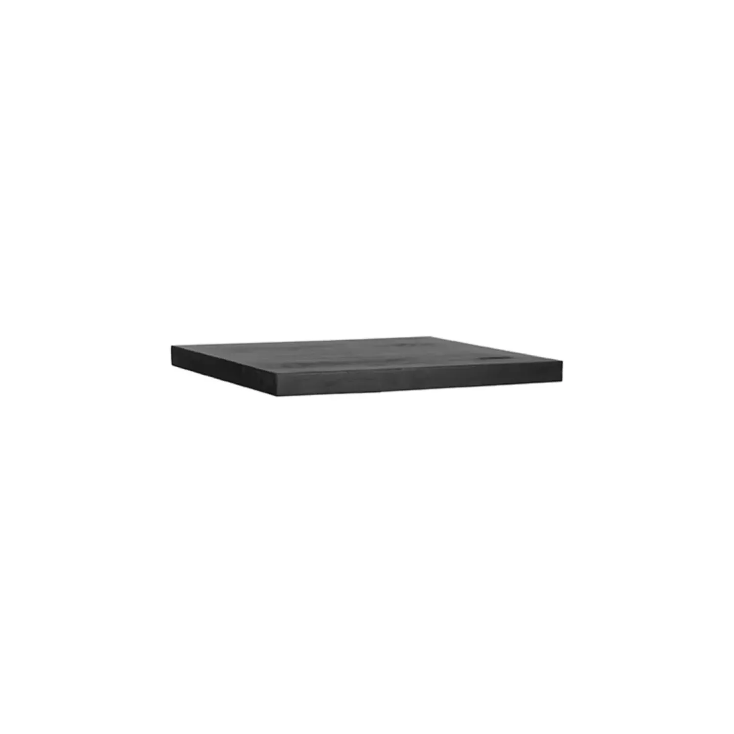 Label51 Tafelbladen|Eetkamertafel Tafelblad Straight Edge Zwart Mangohout 70cm